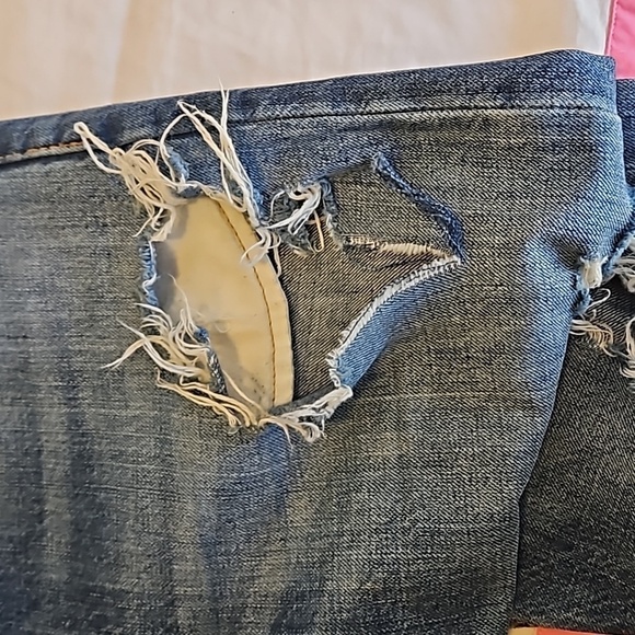 Men's Levi's 522 Distressed Jean's Size 33×30 - Picture 5 of 10